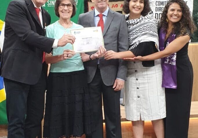 Sister Margaret Hosty receives Goiás State award for Human Rights